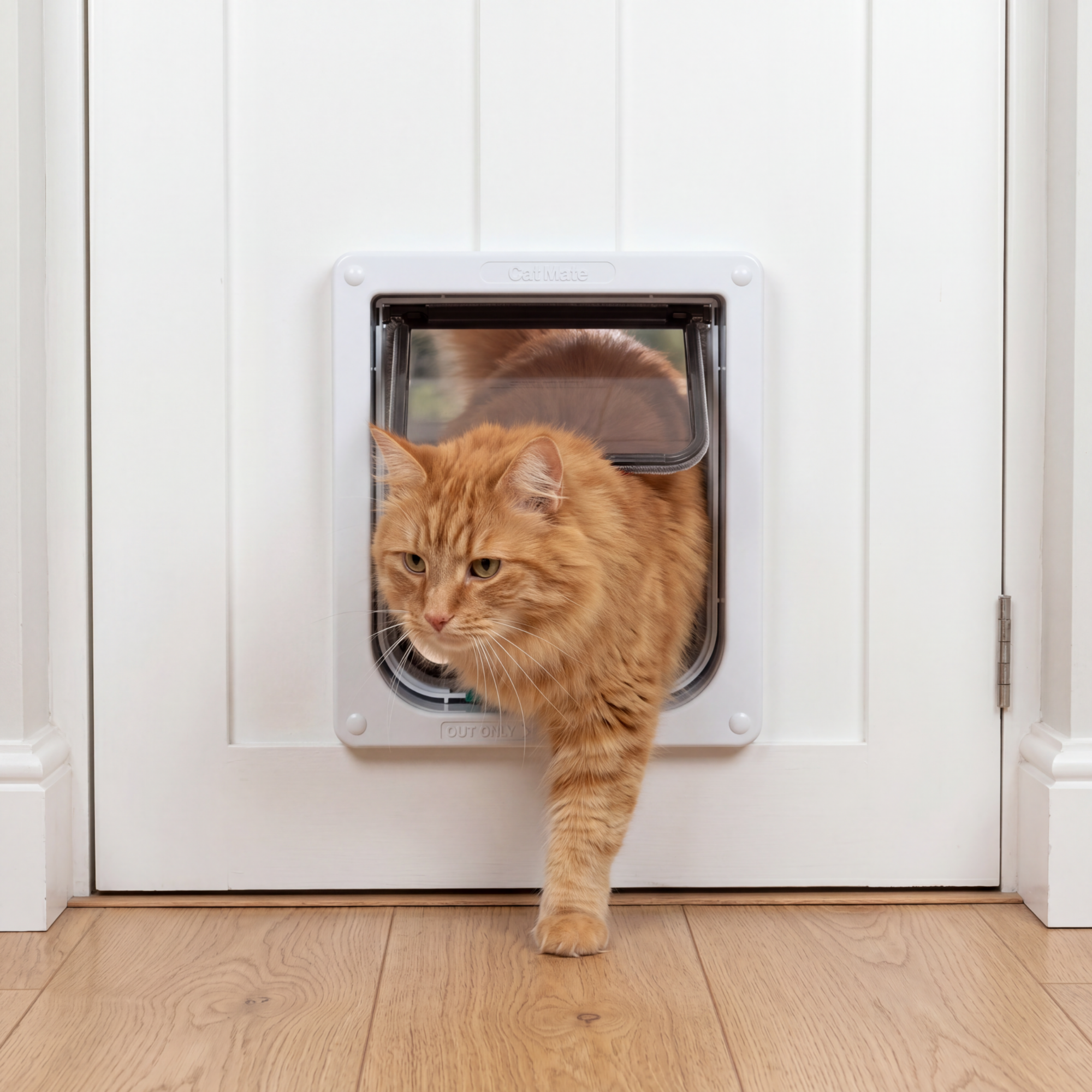 Cat Mate 4-Way-Locking Cat Flap with Liner to 50mm (2 inches) (235)