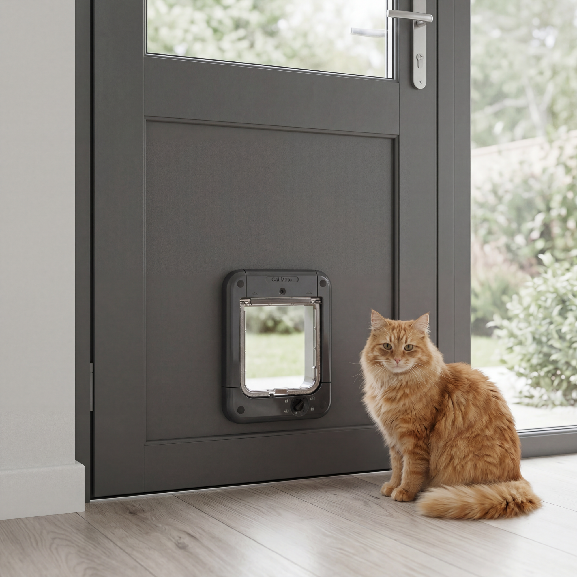 Cat Mate Microchip-Activated Cat Flap with Manual Lock (360)