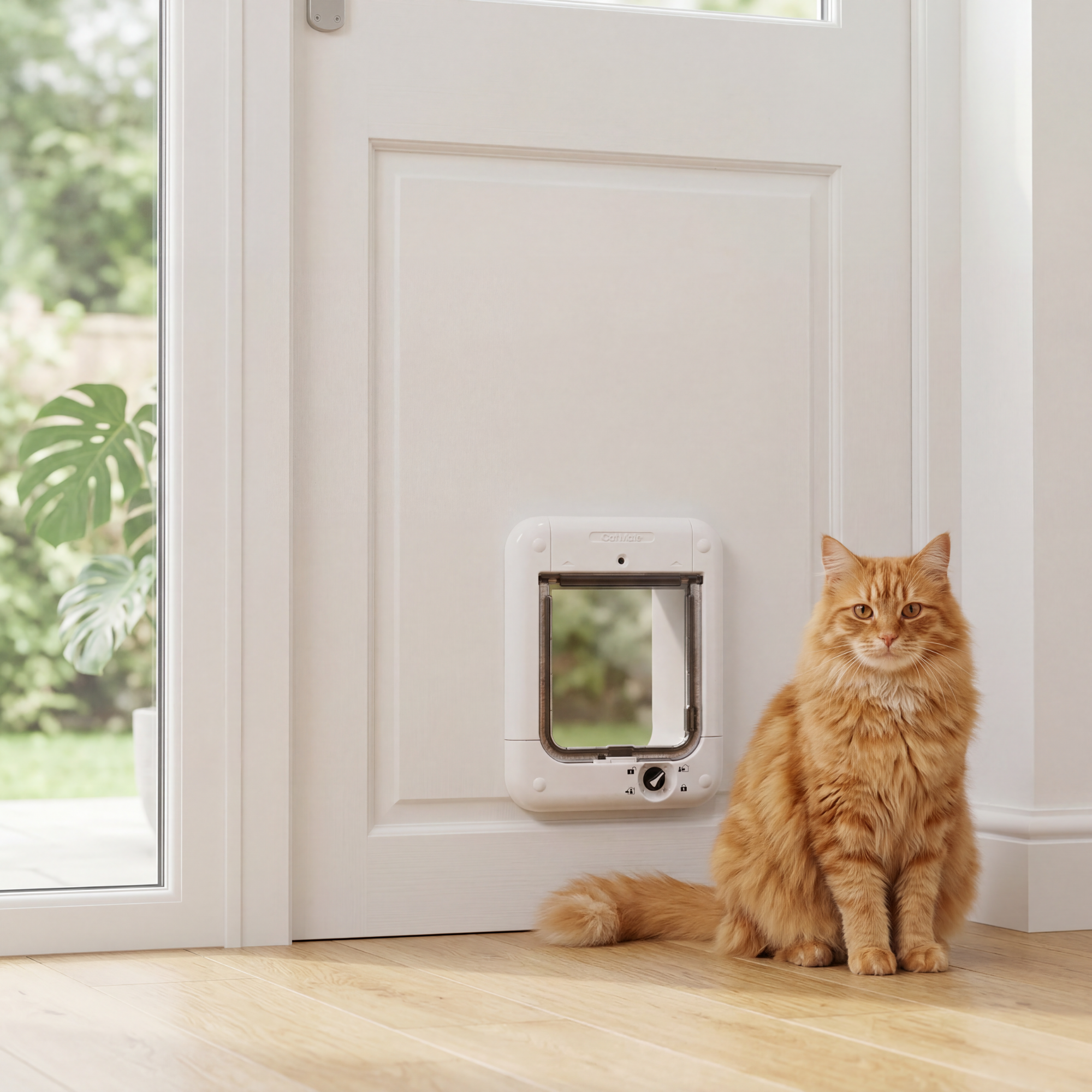 Cat Mate Microchip-Activated Cat Flap with Manual Lock (360)
