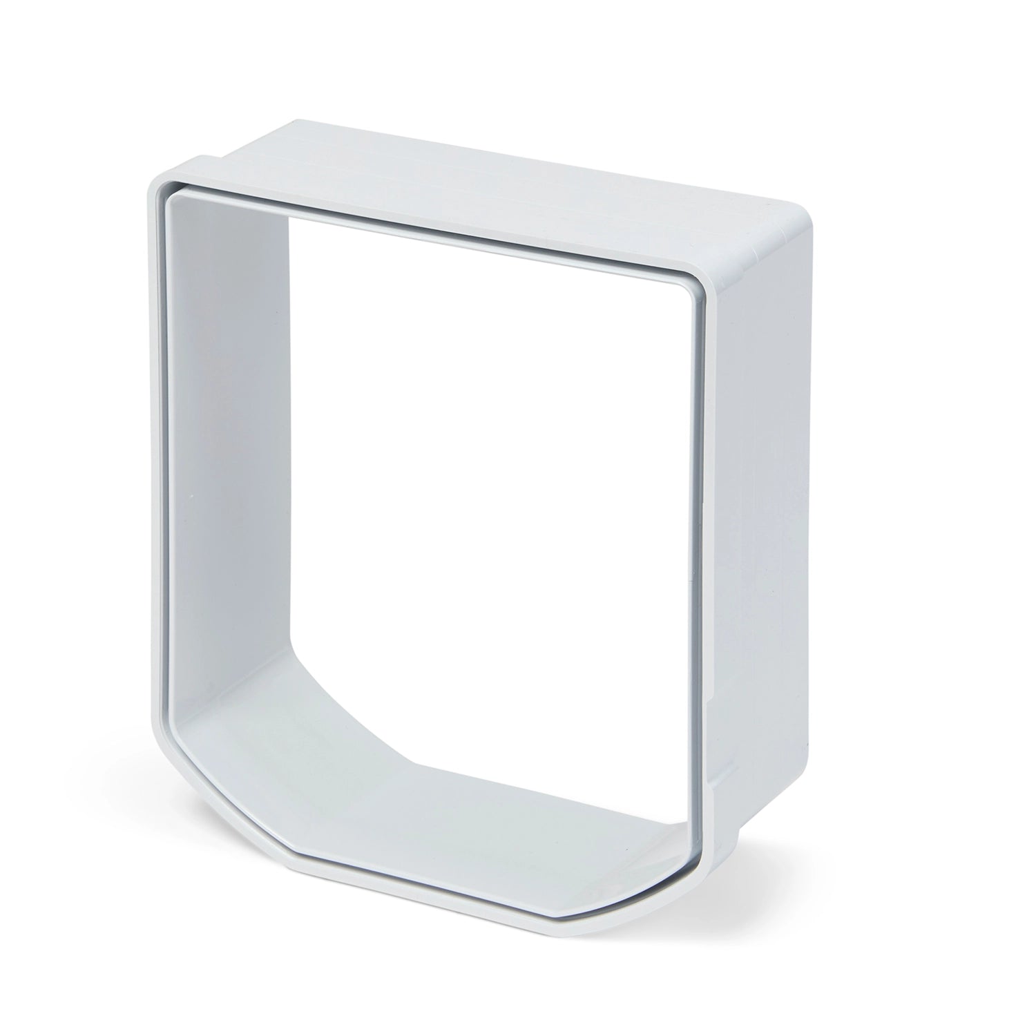 A front side angle view of a single Cat Mate elite wall liner for on a white background