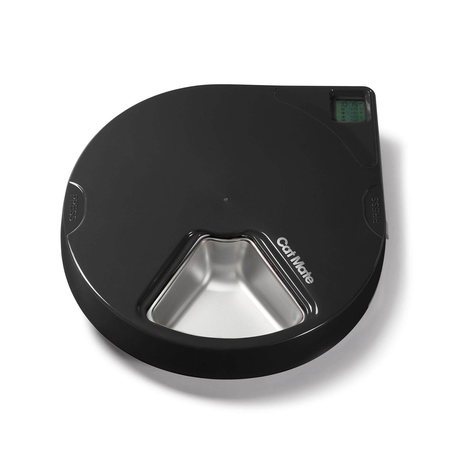 Cat Mate 5-meal Automatic Feeder with Stainless Steel Bowls