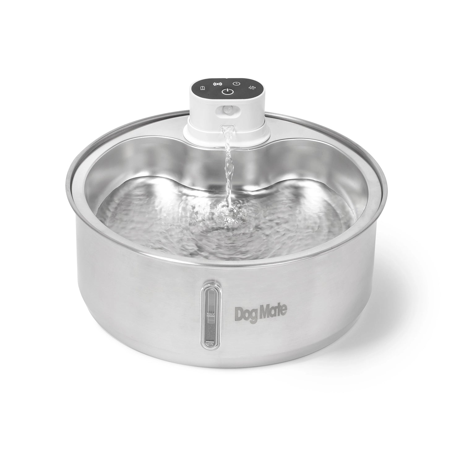 Dog Mate 8 Litre Stainless Steel Cordless Pet Water Fountain