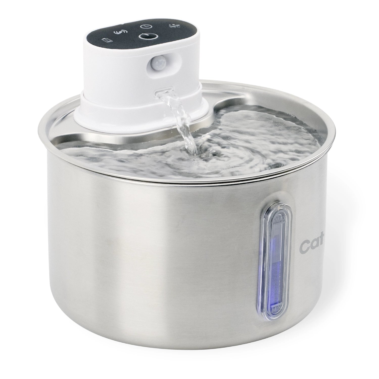 ** Pre-Order - Shipping From 26th March** Cat Mate 2.2 Litre Stainless Steel Cordless Cat Water Fountain