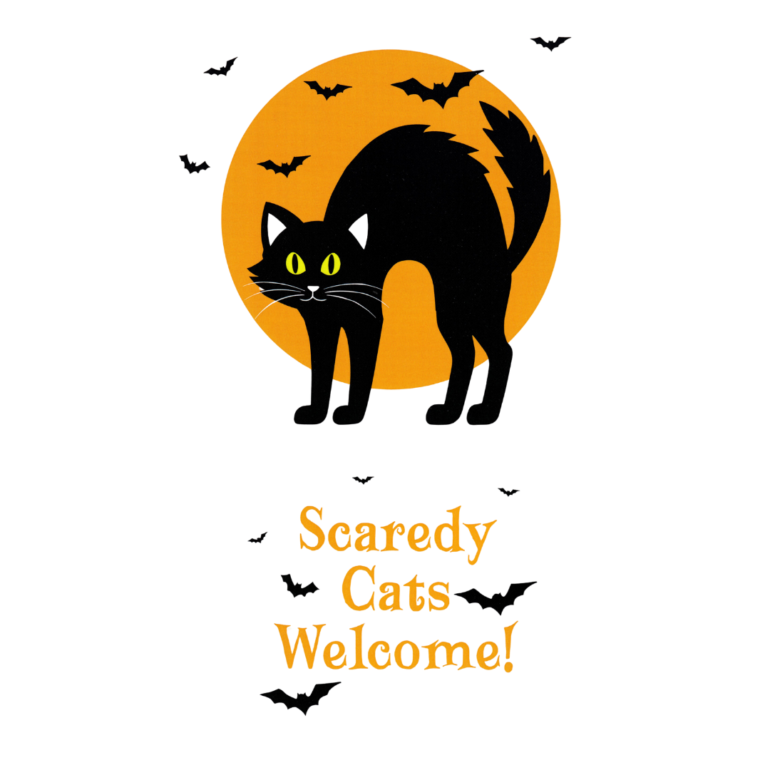 Cat Flap & Pet Door Vinyl Stickers – Halloween & Christmas Designs