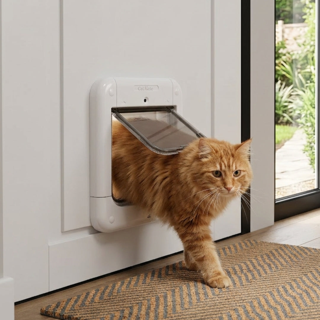 Cat Mate Microchip Cat Flap with 4-Way Lock | Closer Pets
