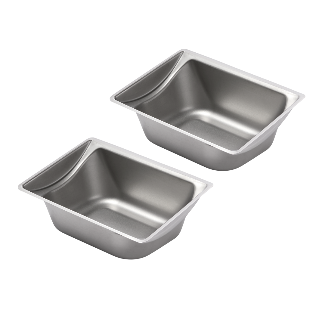 Stainless Steel Bowl Inserts for Closer Pets MiBowl Automatic Microchip Pet Feeder