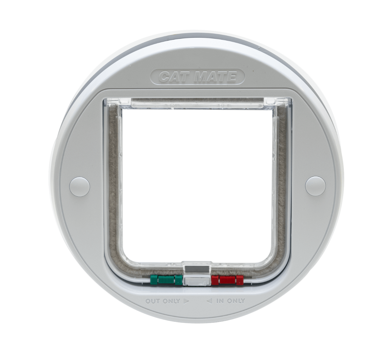 Cat Mate Glass Fitting Cat Flap White 210W