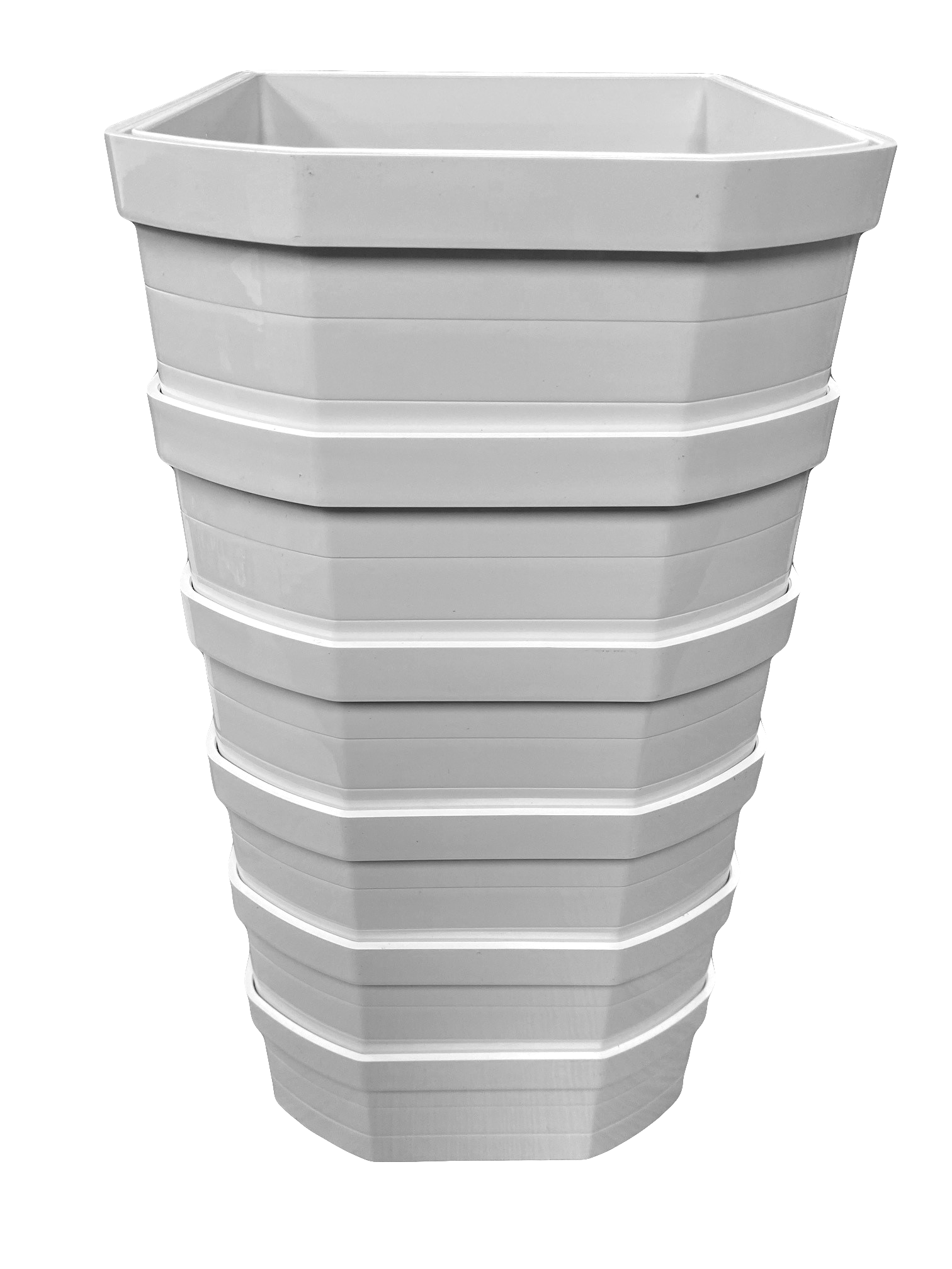 A stack of six Cat Mate elite wall liners for use in walls or thick installations