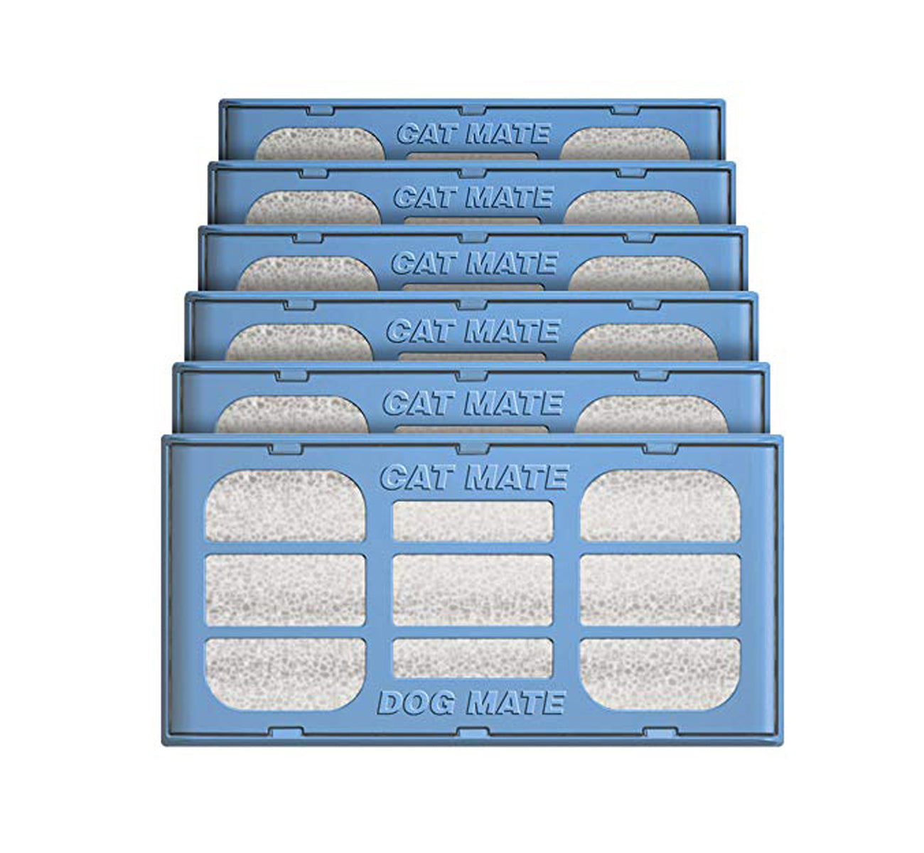 Replacement Filter Cartridges: Cat Mate and Dog Mate Pet Fountain (6 Pack) (389)