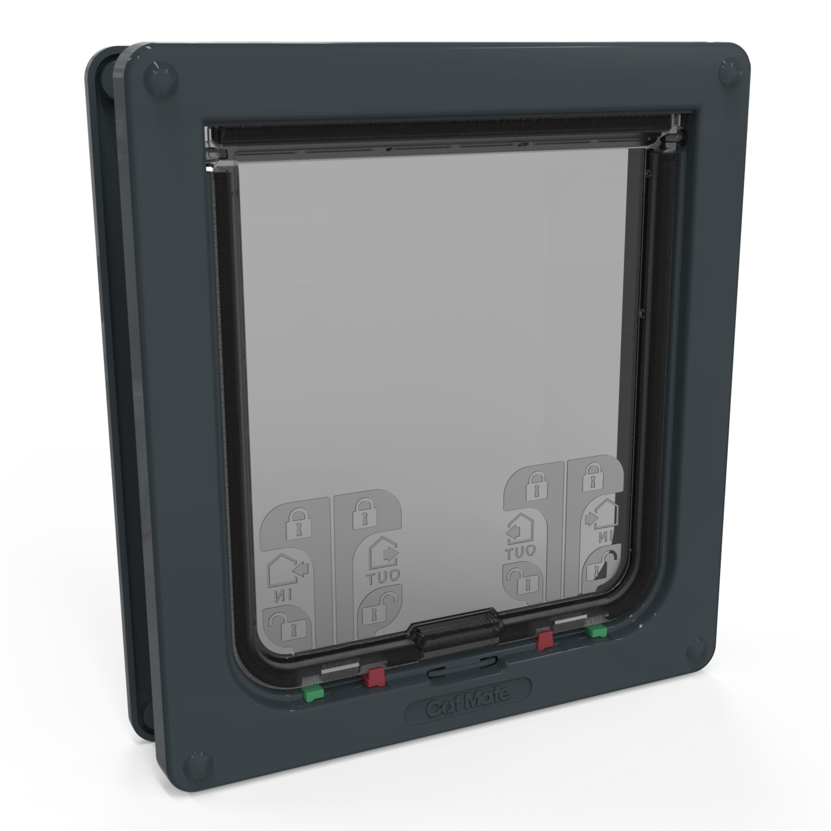 Cat Mate Large Cat Flap With 4 Way Lock - Grey (221G)