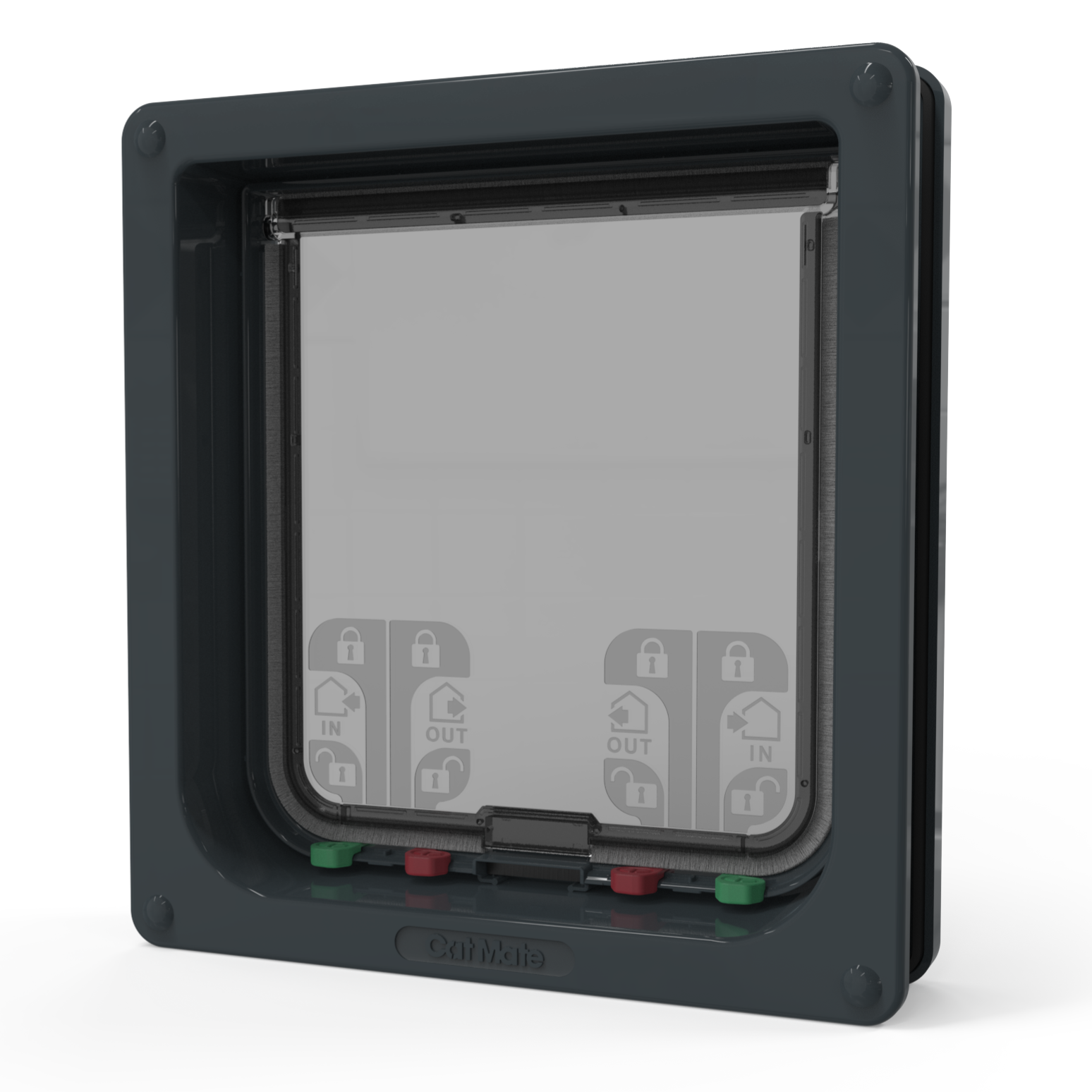 Cat Mate Large Cat Flap With 4 Way Lock - Grey (221G)