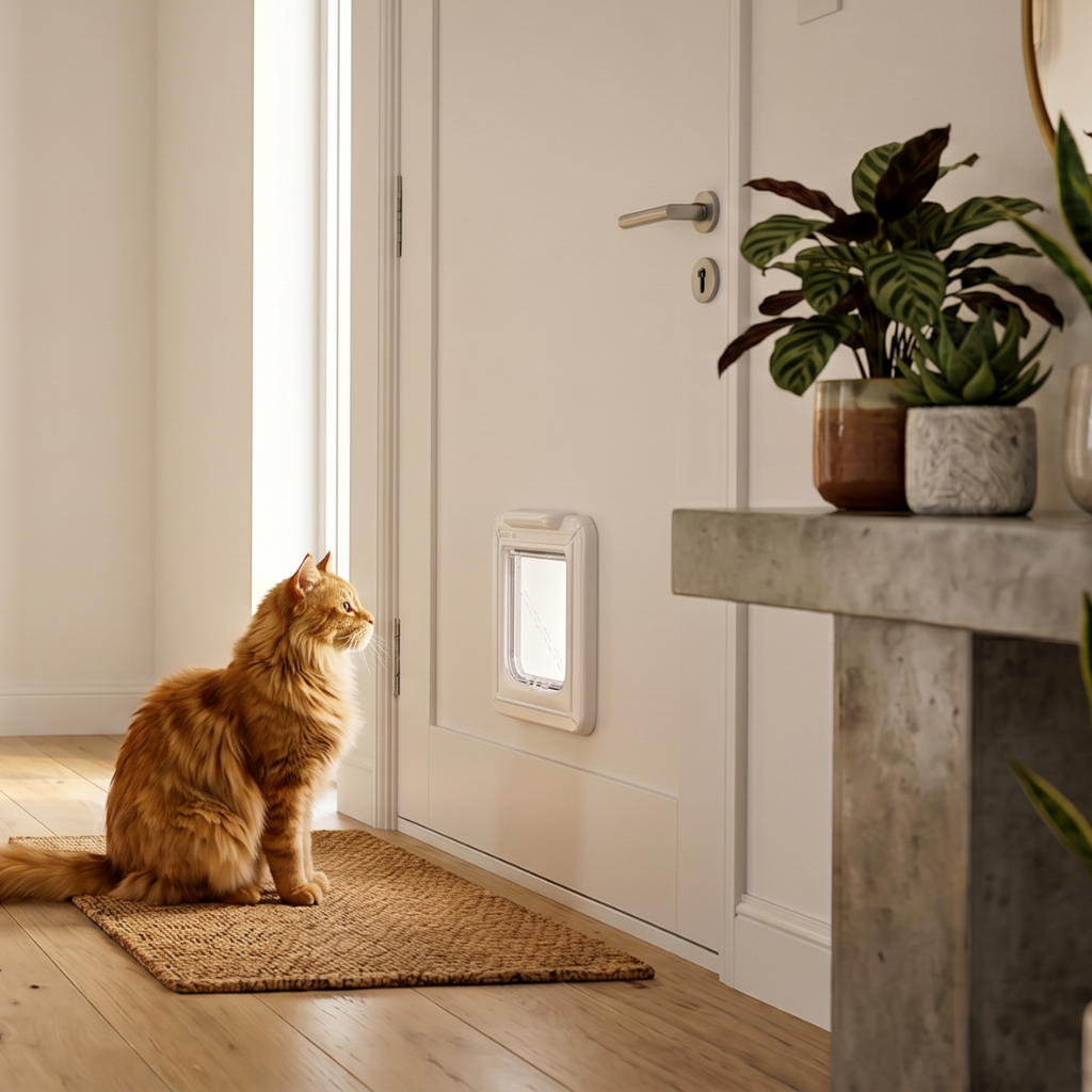 Cat Mate Elite 355W Microchip Cat Flap with Timer Control | Closer Pets