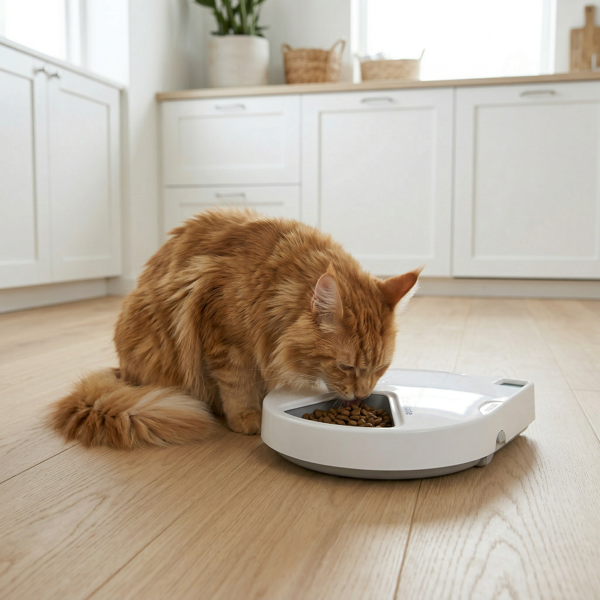 Cat Mate C500 Five-meal Automatic Pet Feeder with Digital Timer - For Cats & Dogs