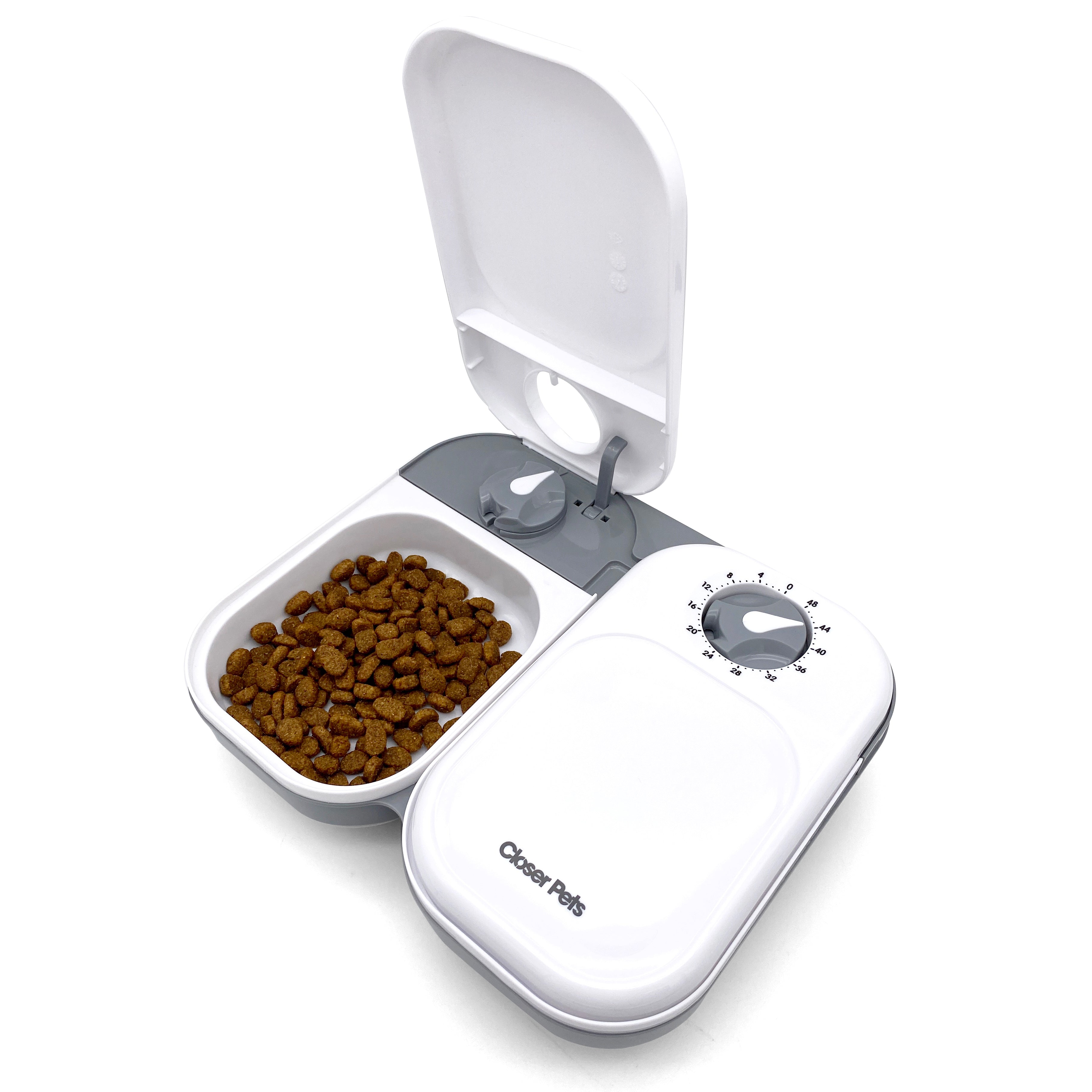 Closer Pets Two-meal Automatic Dry/Wet Food Pet Feeder (C200)
