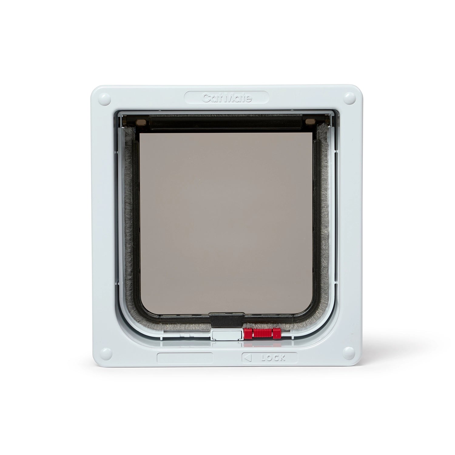 Cat Mate Lockable Cat Flap with Door Liner to 50mm White (2 inches) (234W)