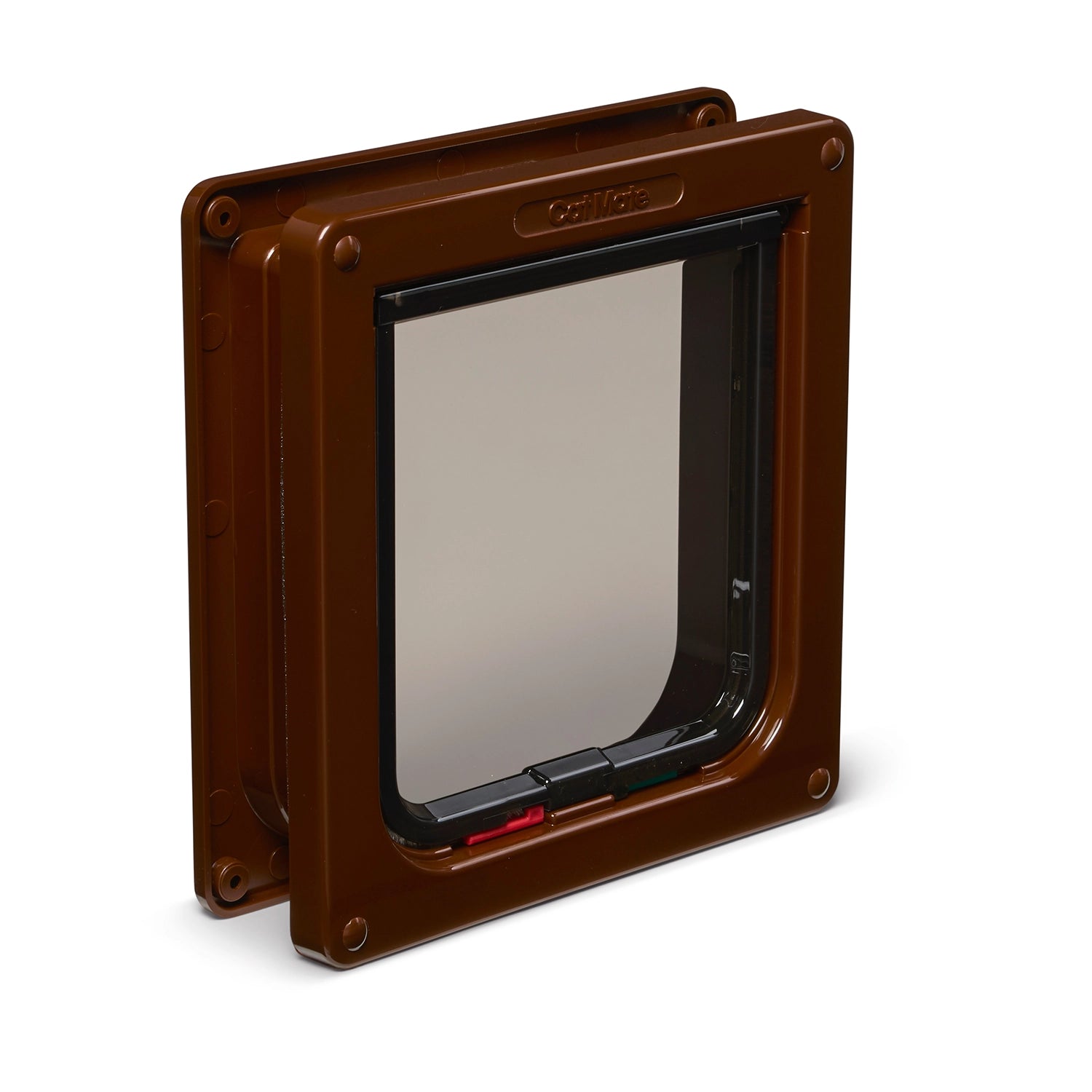 Cat Mate 4-Way-Locking Cat Flap with Liner to 50mm (2 inches) – Brown (235B)