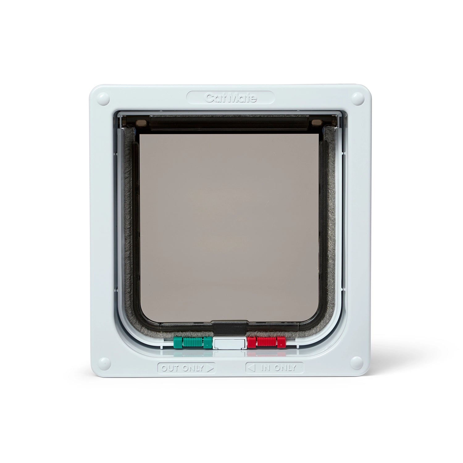 Cat Mate 4-Way-Locking Cat Flap with Door Liner to 50mm (2 inches) – White (235W)