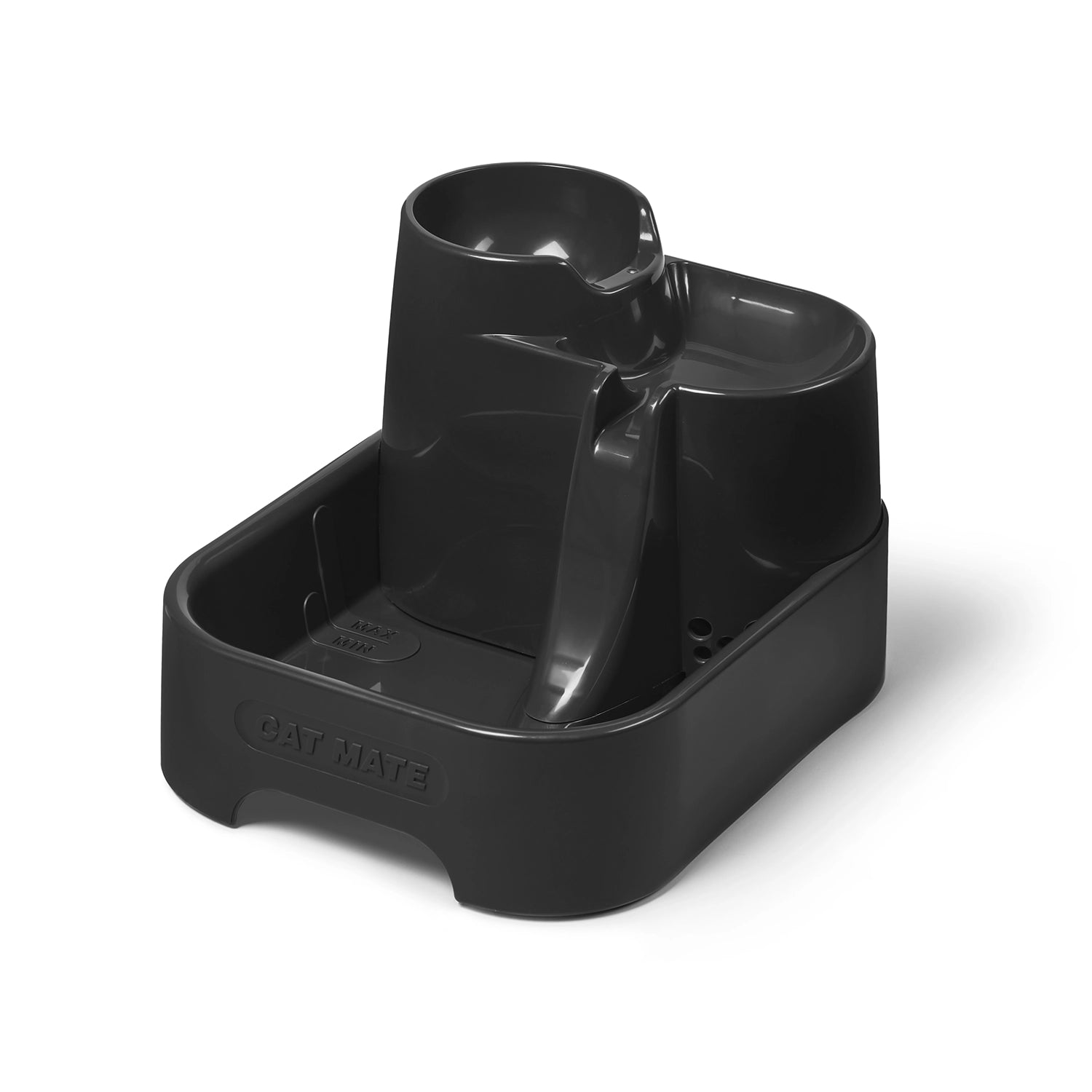 Cat Mate Three-level Cat & Small Dog Pet Water Drinking Fountain Dark Grey (335G)