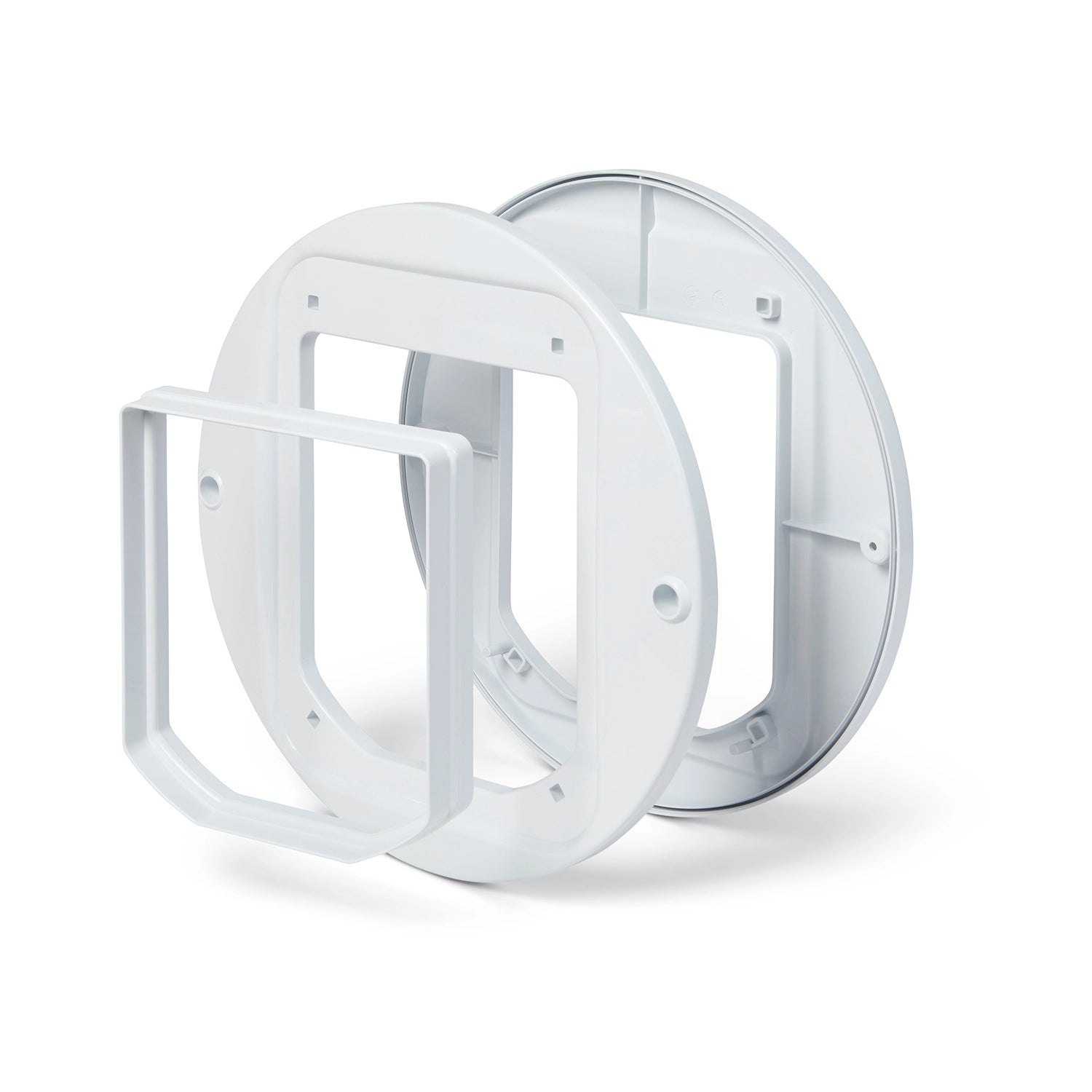 Cat Mate Cat Flap Adapter Kit for Walls and Glass Panels – White (361W)