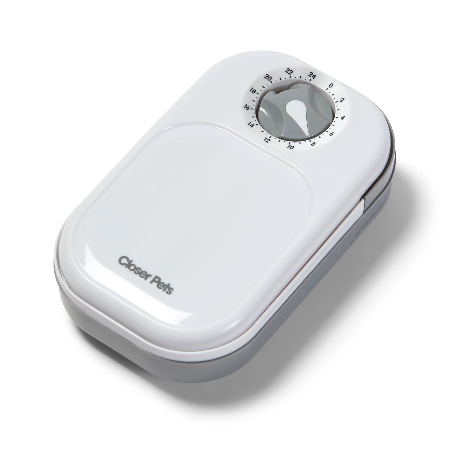 Closer Pets One-Meal Automatic Dry/Wet Food Pet Feeder with Stainless Steel Bowl Inserts (C100)