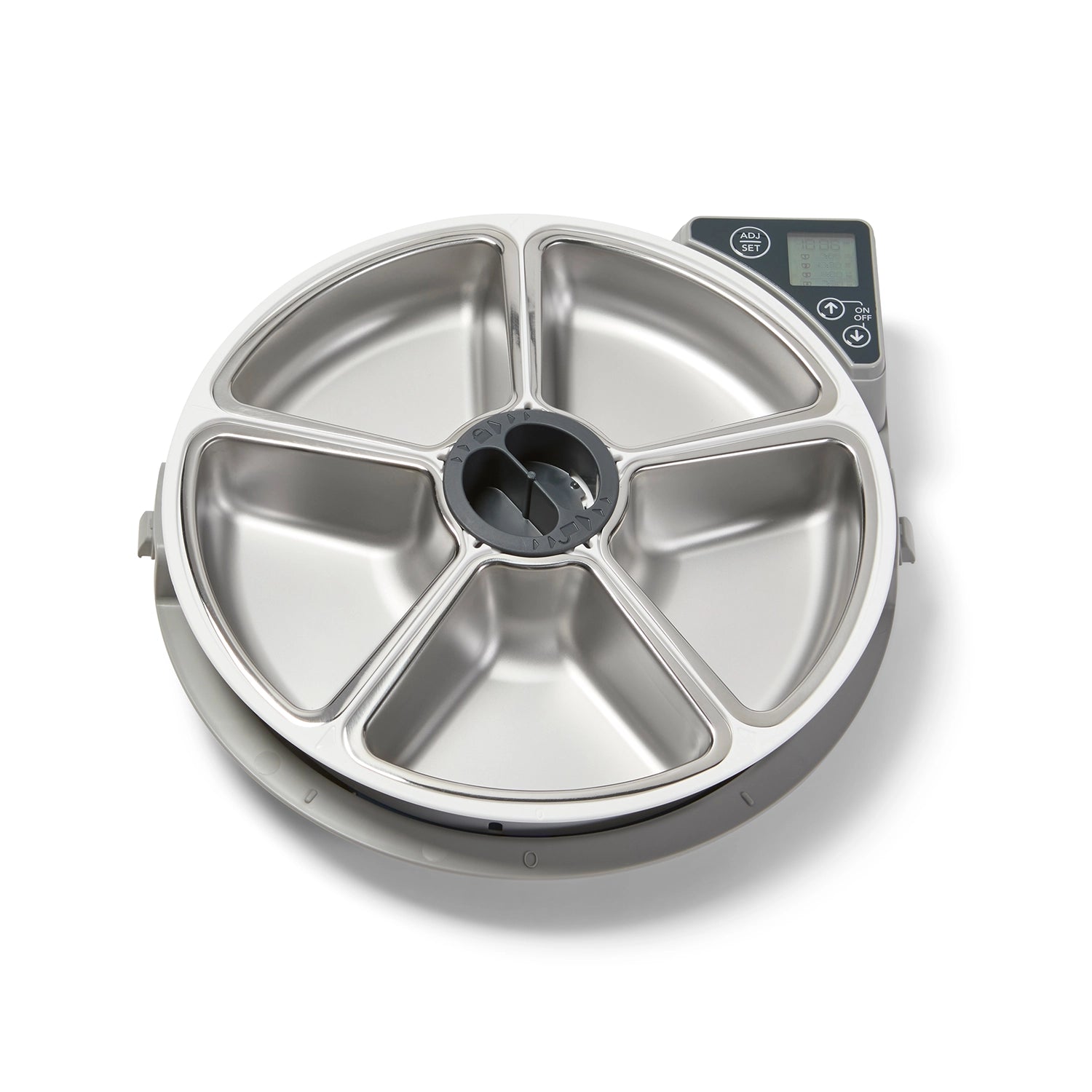 Cat Mate 5-meal Automatic Feeder with Stainless Steel Bowls