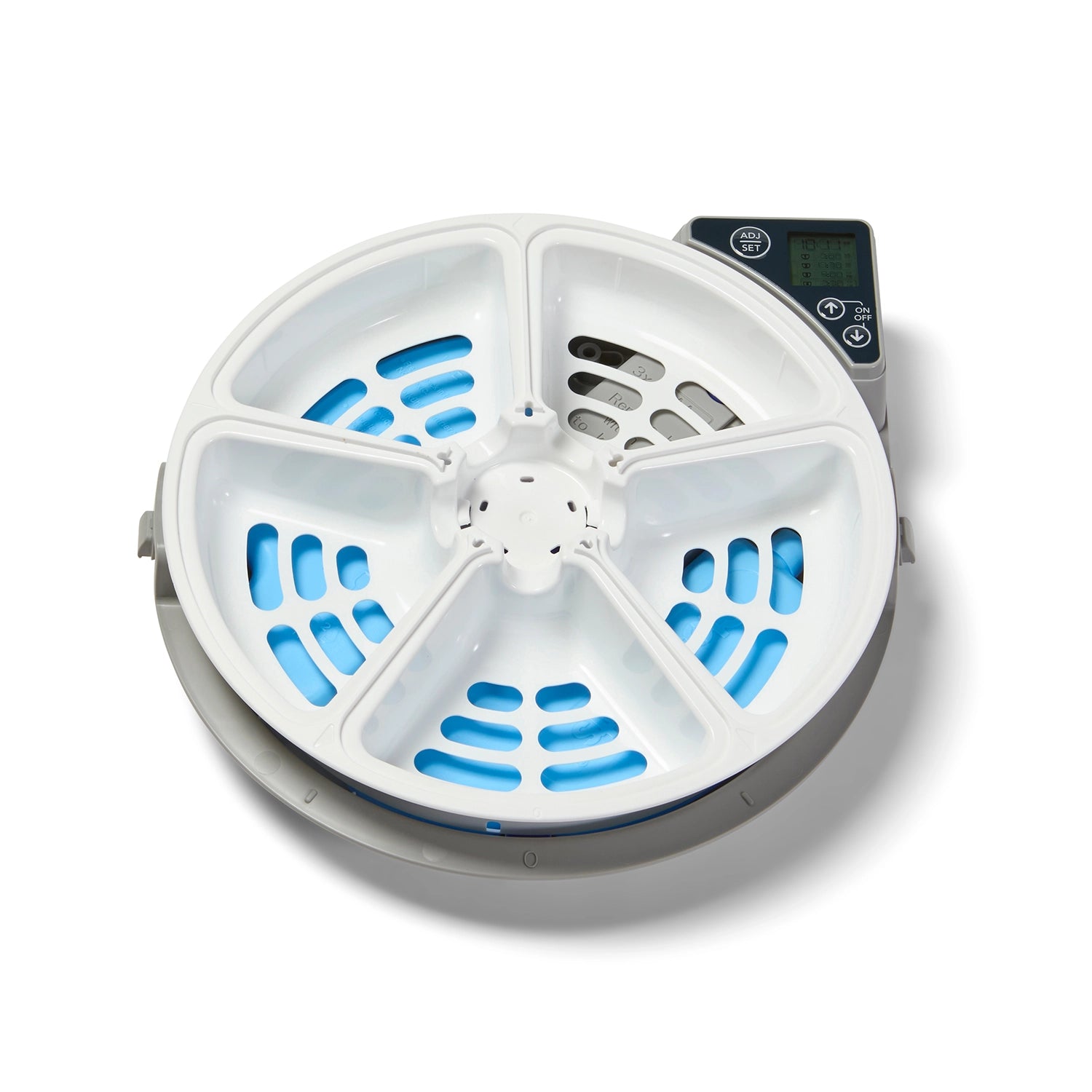 Cat Mate 5-meal Automatic Feeder with Stainless Steel Bowls