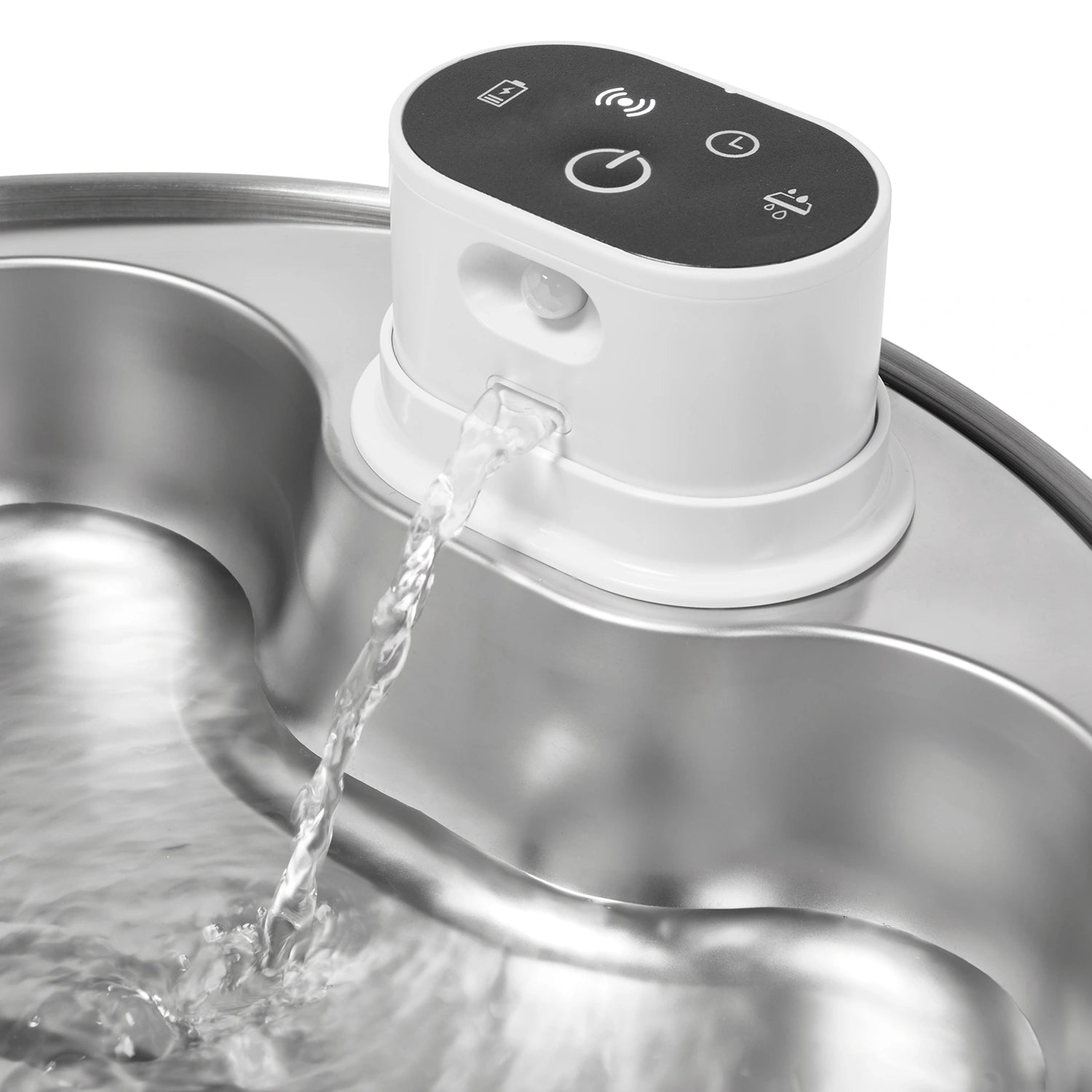 Dog Mate 8 Litre Stainless Steel Cordless Pet Water Fountain