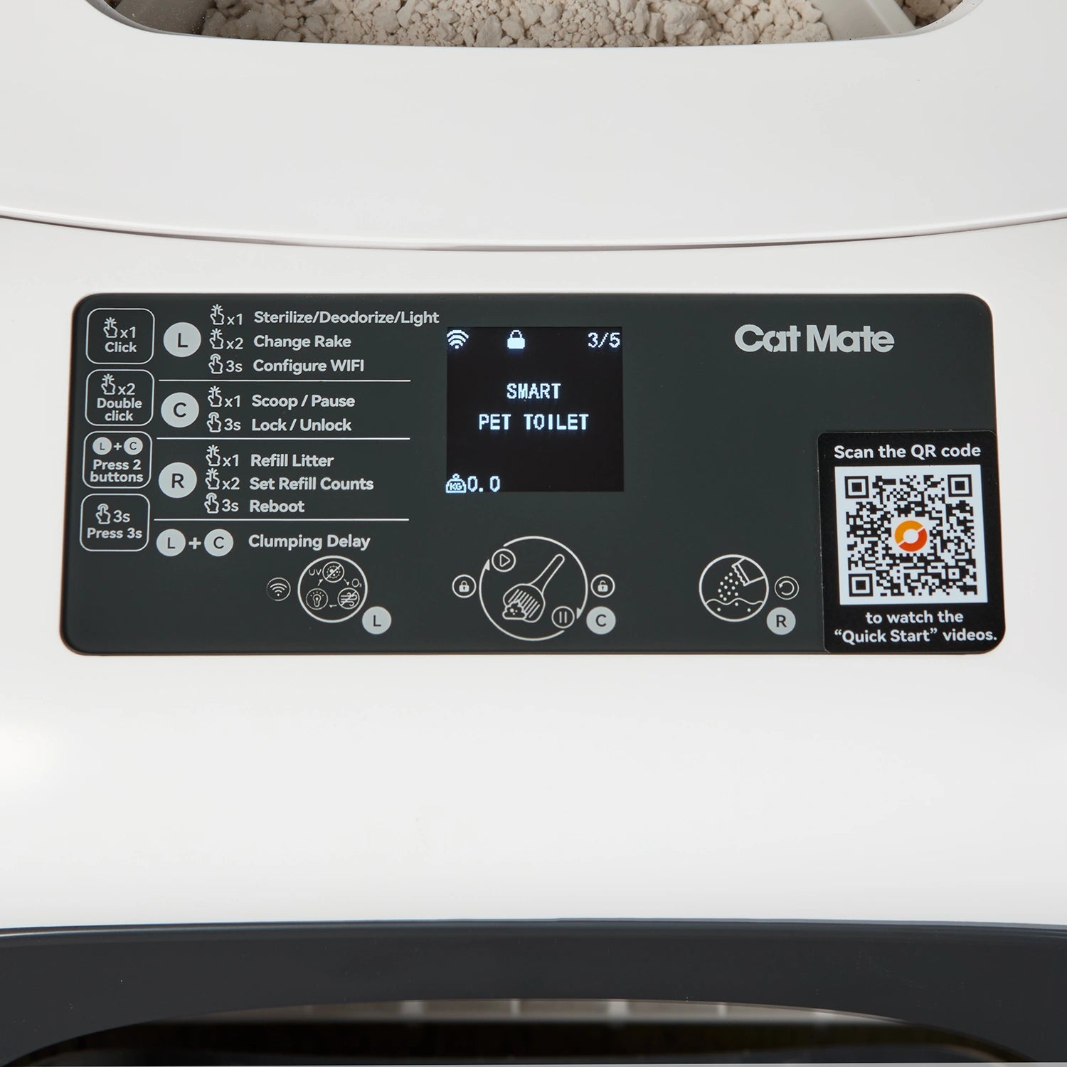 Cat Mate Automatic Self-Cleaning Cat Litter Box iOS/Android 