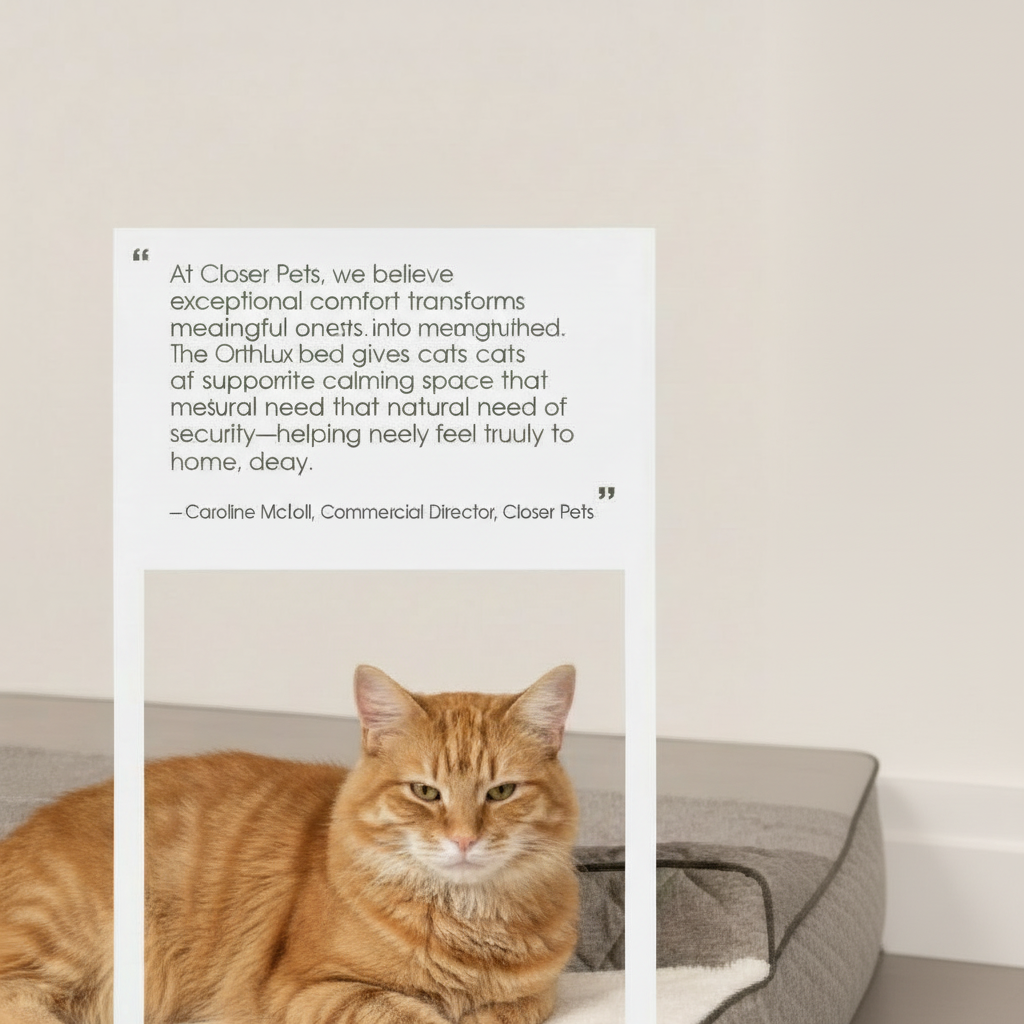 OrthoLuxe Bed for Cats