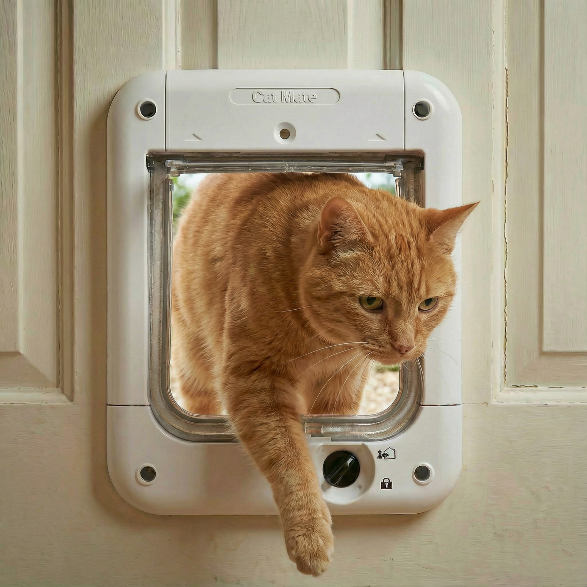 Cat Mate Microchip-Activated Cat Flap with Manual Lock (360)