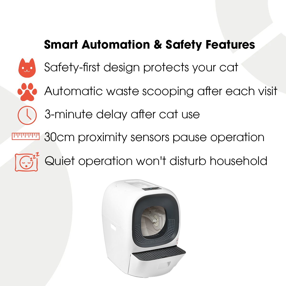 Cat Mate Automatic Self-Cleaning Cat Litter Box iOS/Android 
