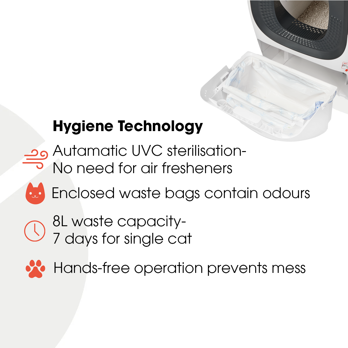 Cat Mate Automatic Self-Cleaning Cat Litter Box iOS/Android 