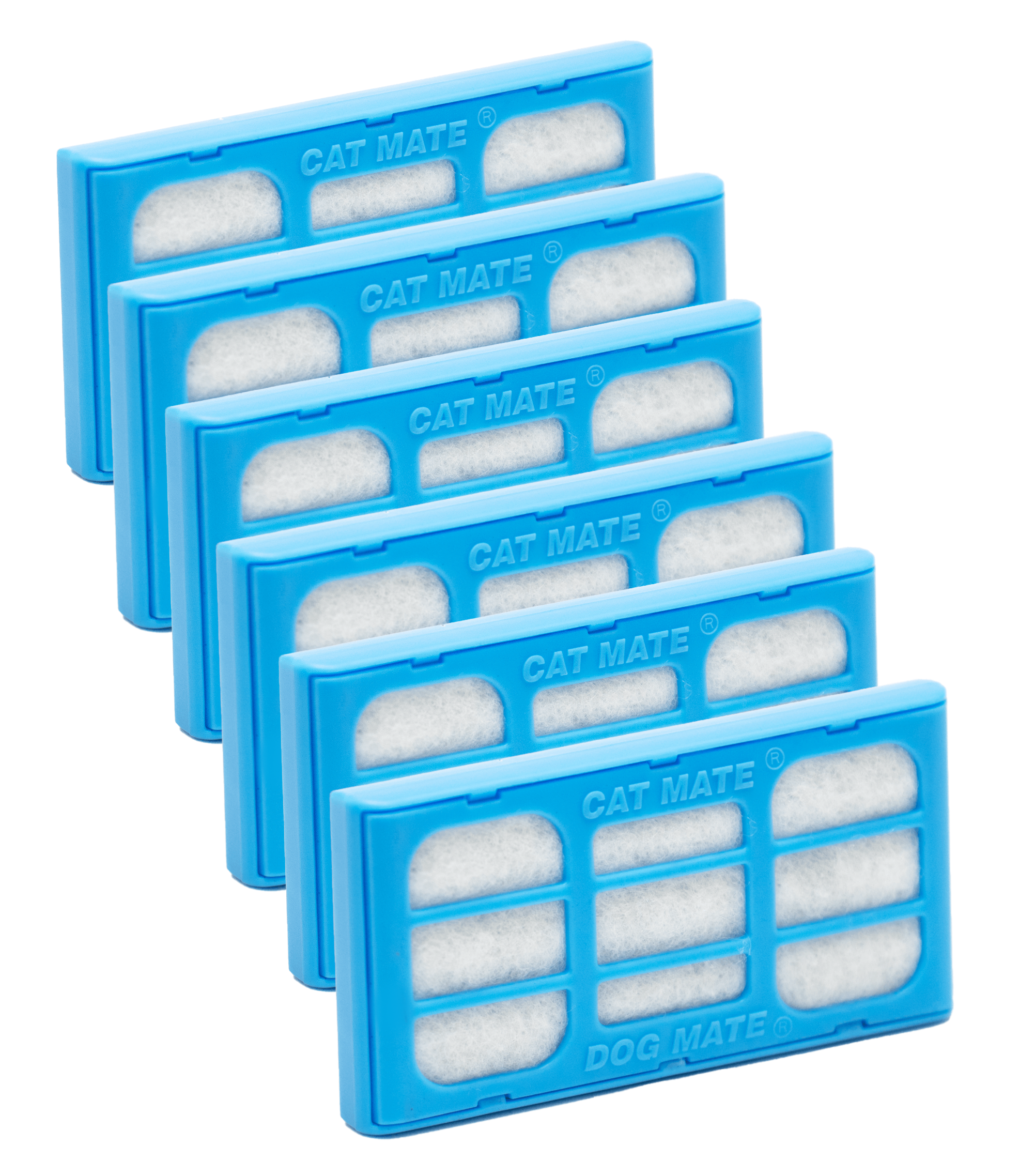 Replacement Filter Cartridges: Cat Mate and Dog Mate Pet Fountain (6 Pack) (389)