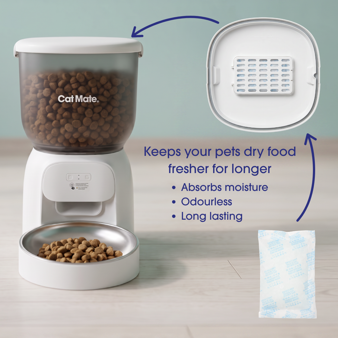 Cat Mate Desiccant Bags for Wi-Fi Automatic Feeder (Pack of 6)