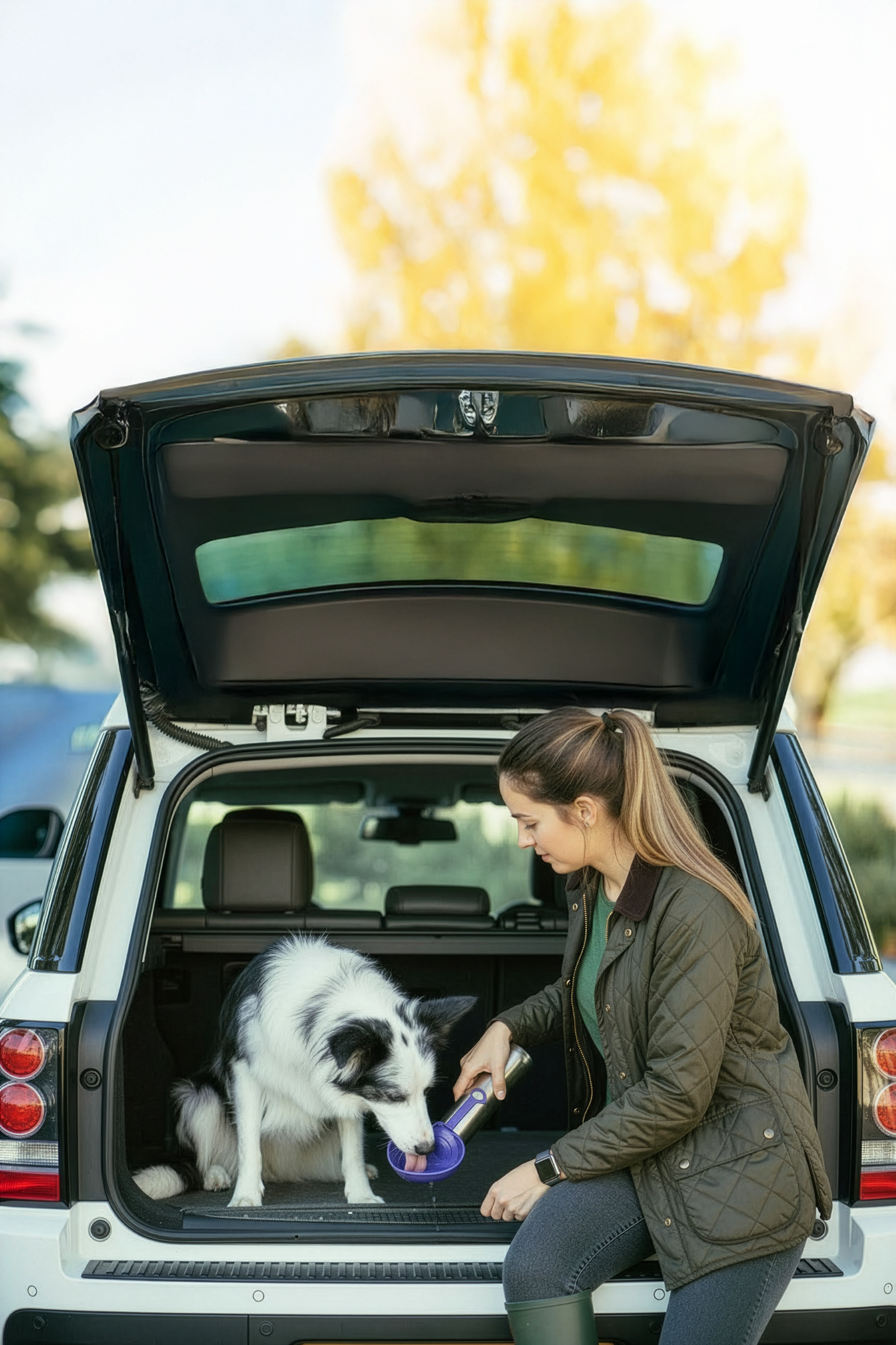 Dog Mate 800ml Insulated Stainless Steel Pet Water Bottle