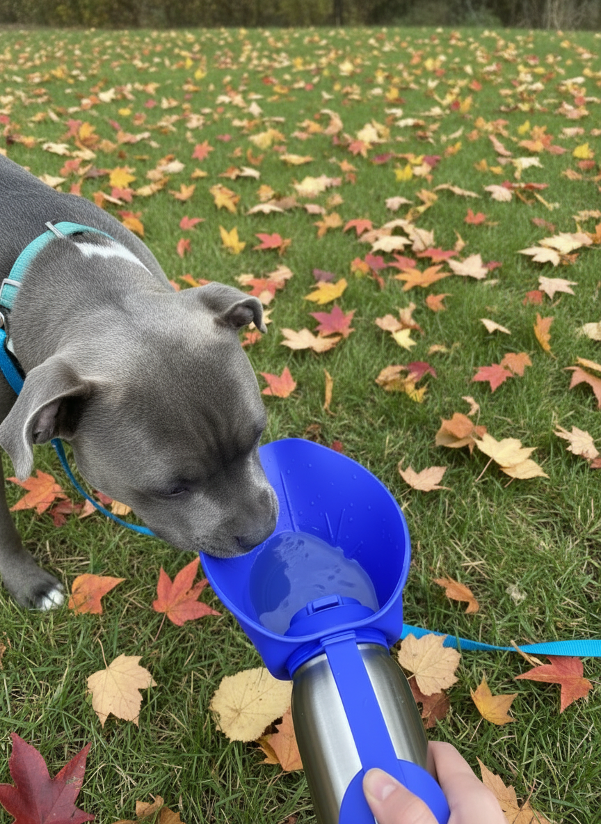 Dog Mate 800ml Insulated Stainless Steel Pet Water Bottle