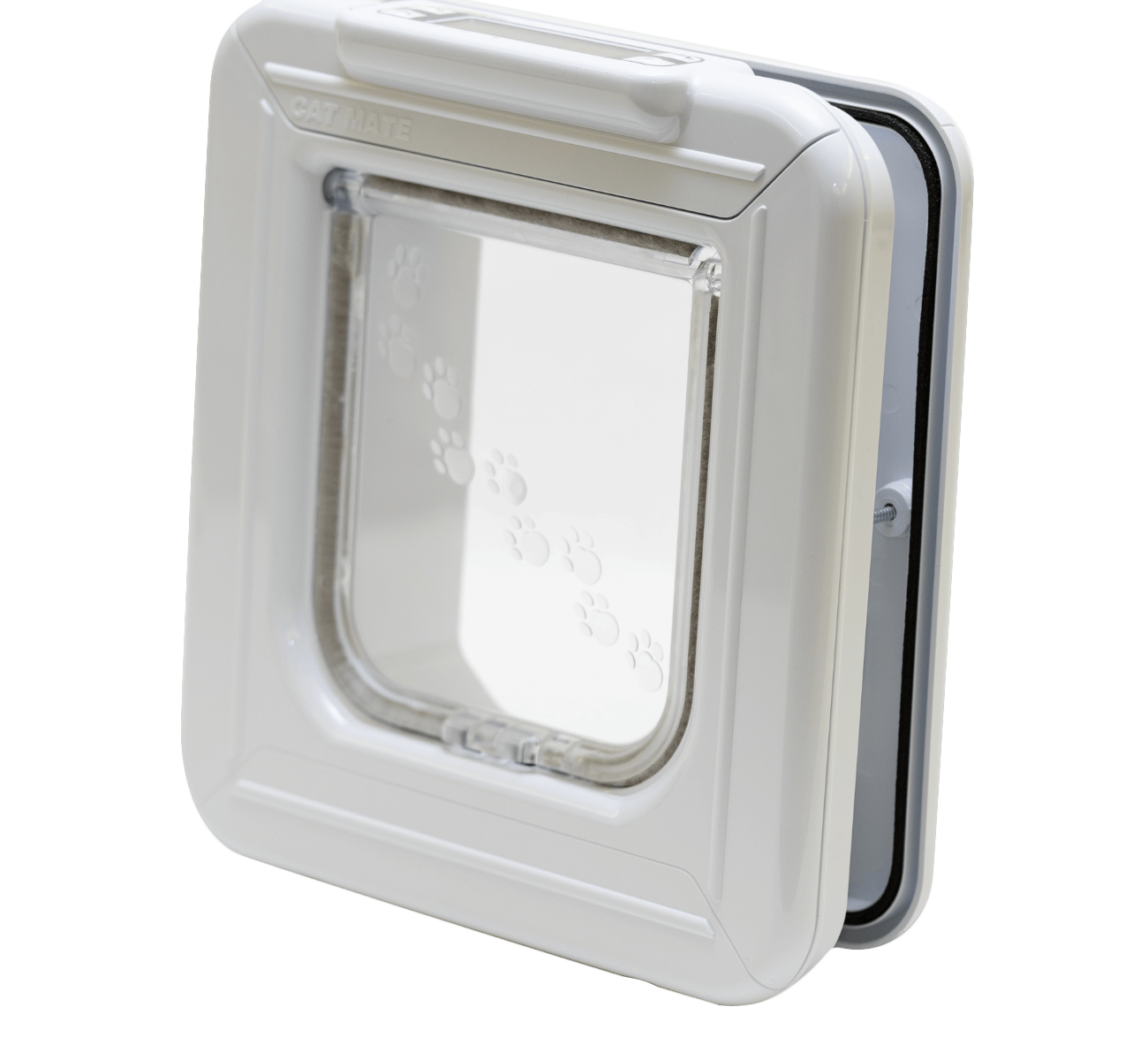 Cat Mate Elite I.D. Disc Cat Flap with Timer Control – White (305W)