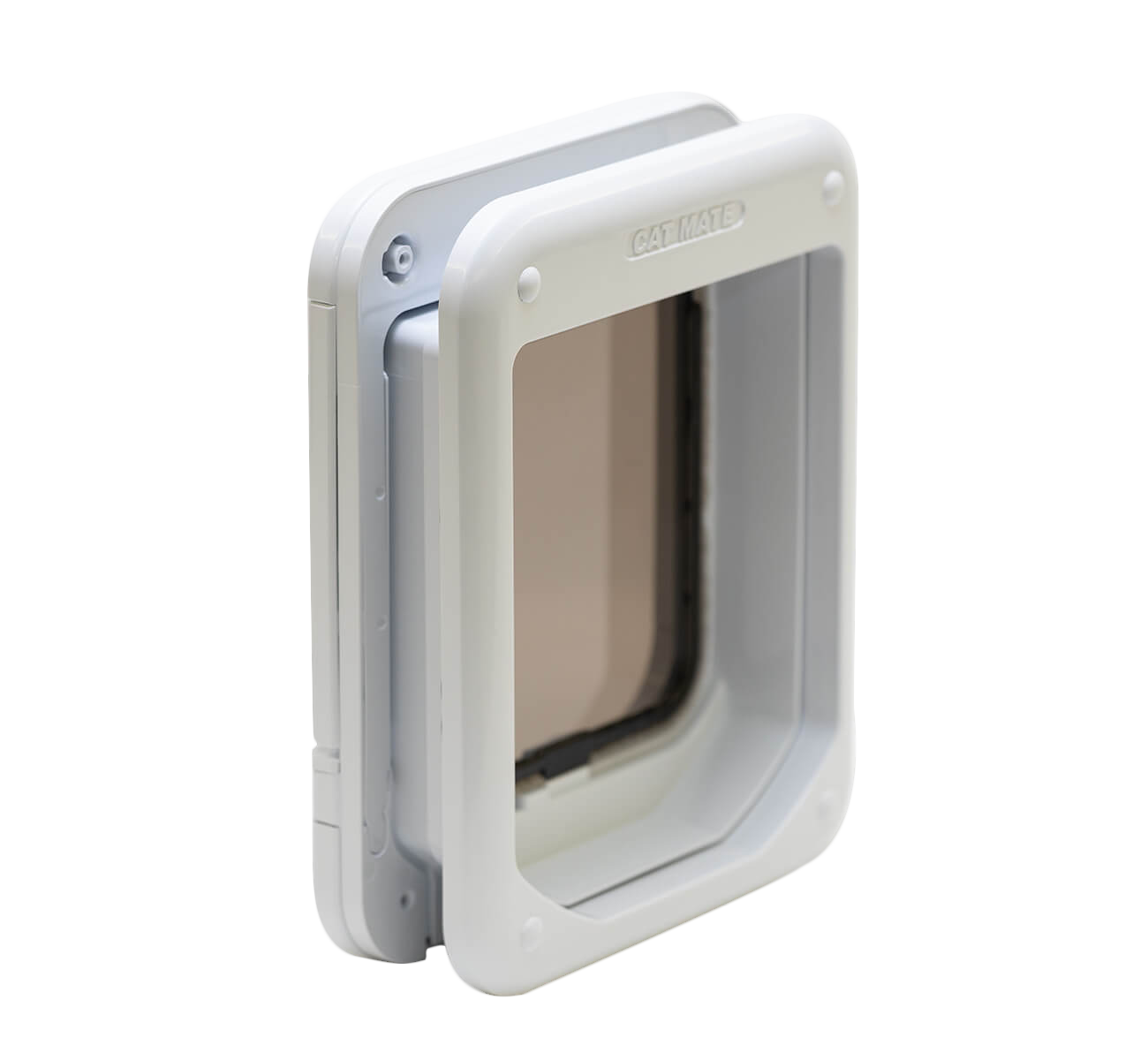 Cat Mate Rotary 4 Way Locking Cat Flap White 358W
