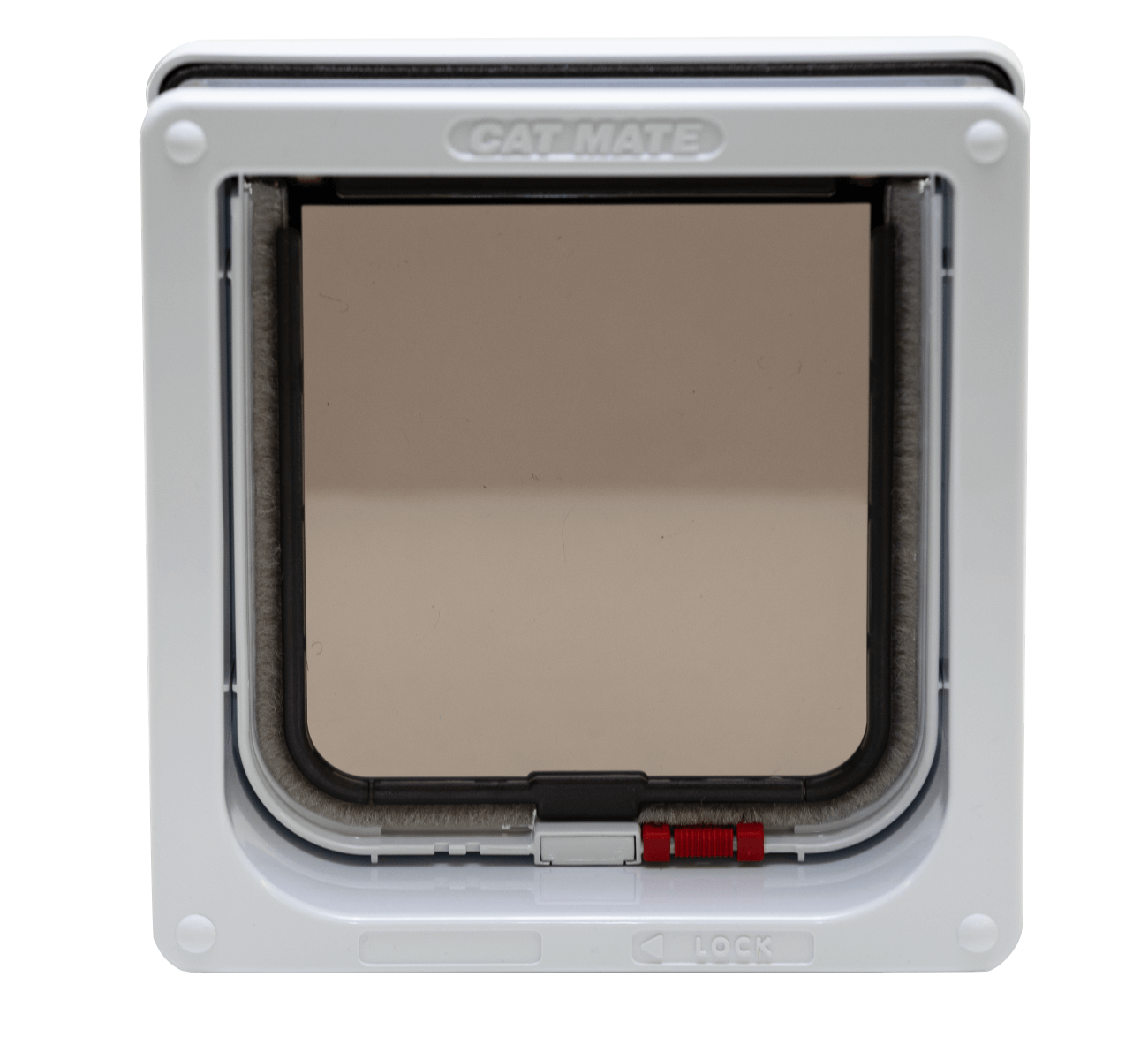 Lockable top cat flap