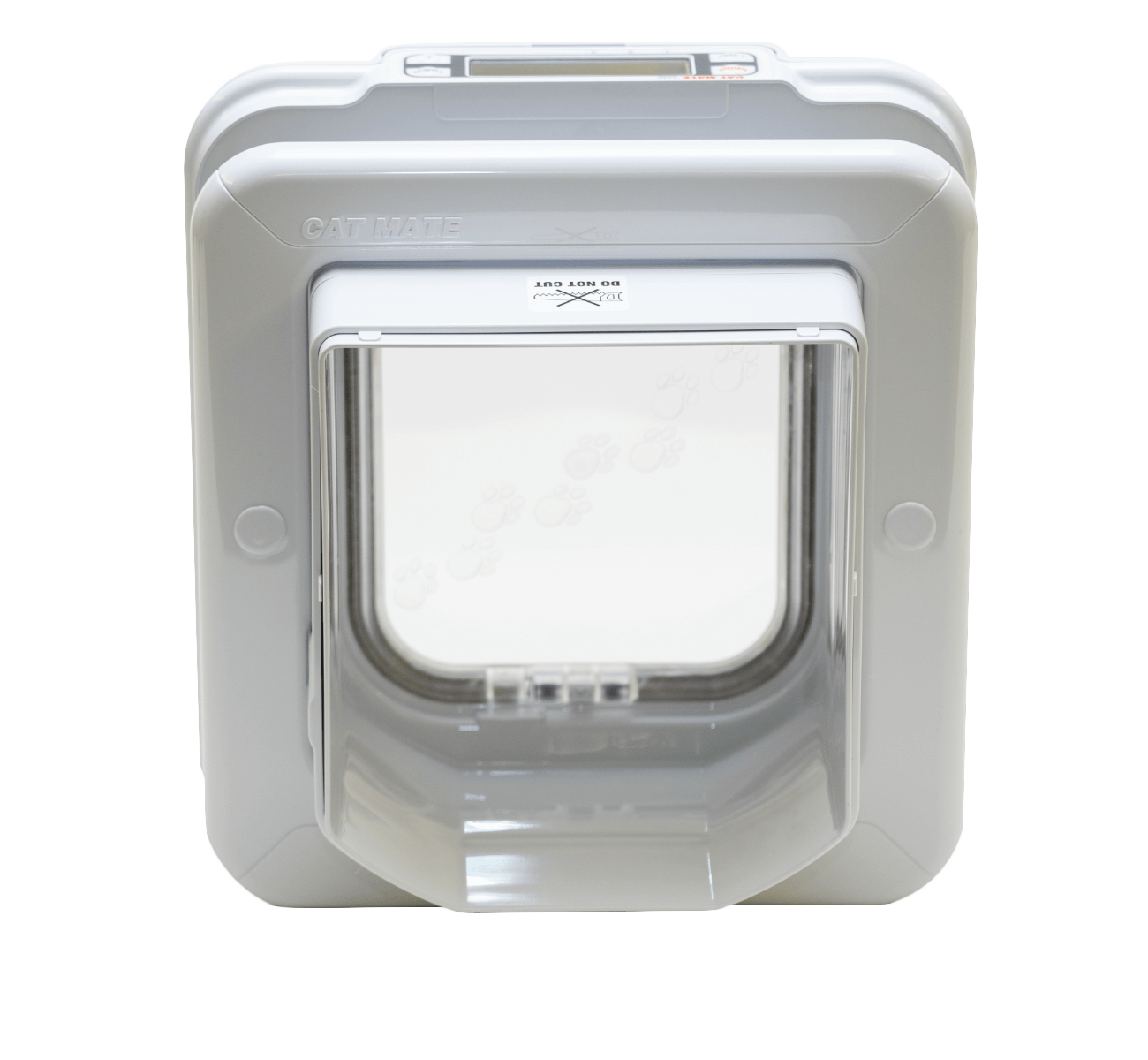 Pet door with timer outlet