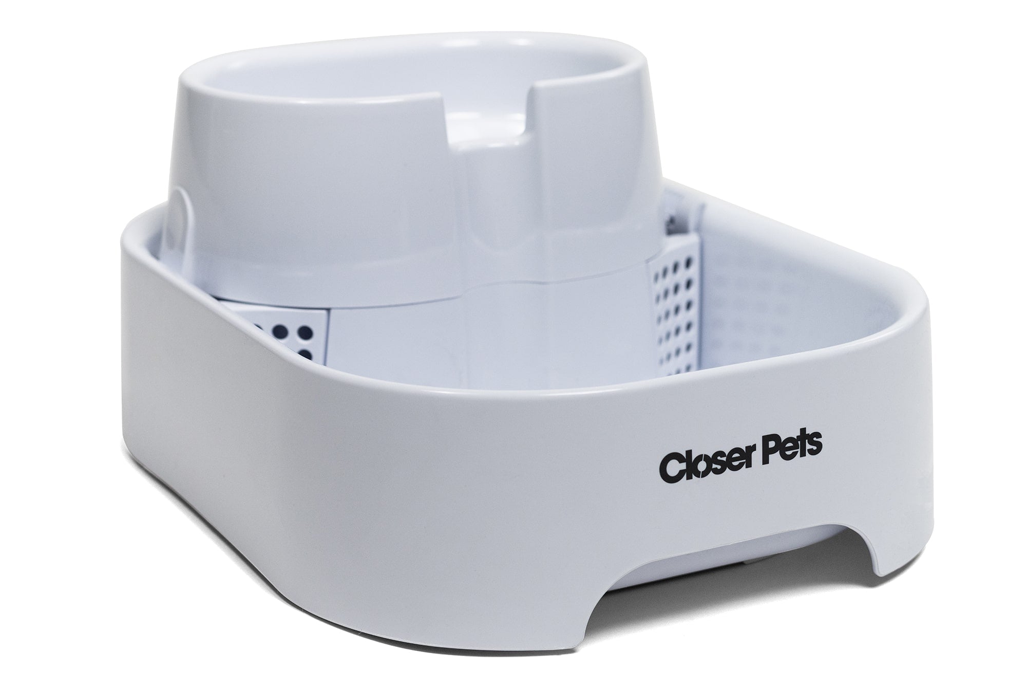 Closer Pets Large Two-level Six-litre Pet Fountain – White (CP 385)